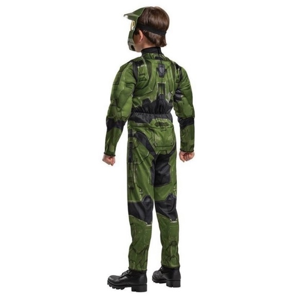 NWT. HALO Master Chief Boys Deluxe Halloween Costume - Picture 2 of 8